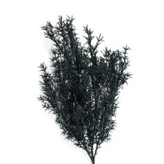 Fekete mű aszparágusz csillámmal - 50 cm