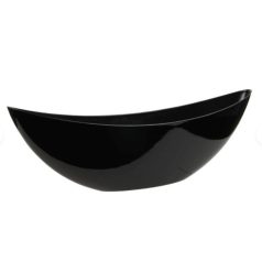 Csónak alakú kaspó - Fekete - 55x13,5x17,5 cm 