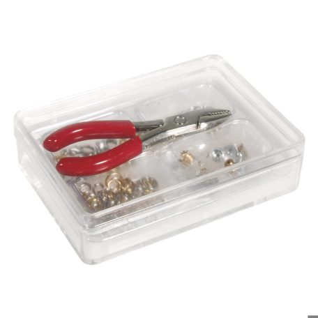 Mini ékszerkészítő készlet fogóval, 1 fogó + kiegészítők