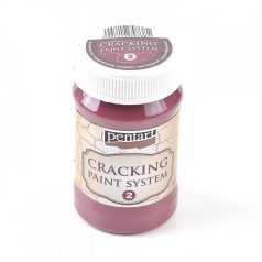   Pentart, repedő festék 2. komponens, burgundi vörös - 100 ml