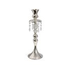 Ezüst luxus gyertyatartó - 36 cm 