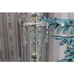 Ezüst luxus gyertyatartó - 36 cm 