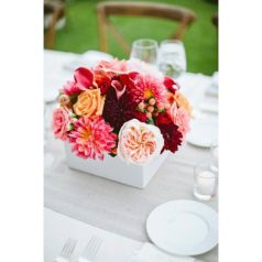 Dekoláda fa - Fehér - 15x13x11 cm