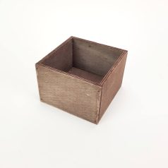 Dekoláda rusztikus kocka - 11x11x8 cm