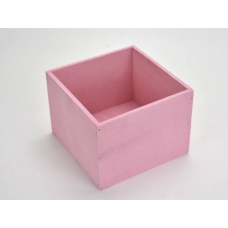 Dekoláda pink kocka - 16x16x12cm