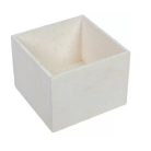 Dekoláda fehér kocka - 16x16x12 cm