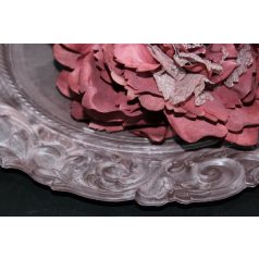 Padlizsán színű matt dísztányér - 36 cm 