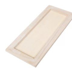 Fa keret fehér - 35x15x1,3 cm