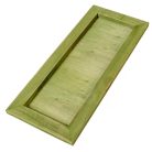 Fa keretes tálca - Zöld - 35x15 cm