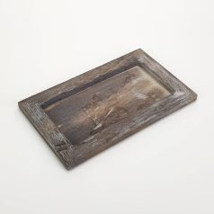 Fa keret szürkésbarna - 25x15x1,3 cm
