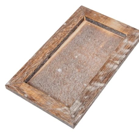 Fa keret - Barna-szürke - 25x15 cm