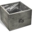 Fa fiók szürke - 15x15x10,5 cm