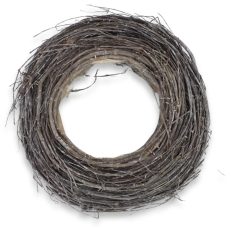 Fészek koszorú - Szürke - 25 cm