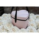 Rózsaszín szív alakú díszdoboz - 22 cm