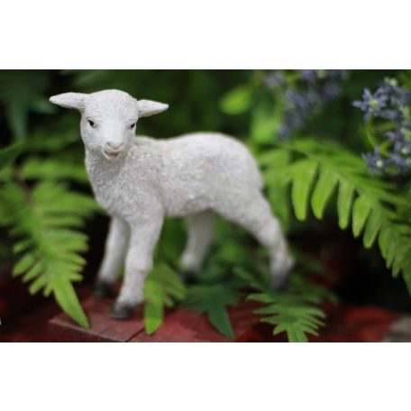 Krémszínű bárány - 11 cm