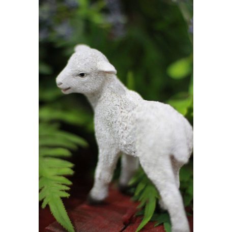 Krémszínű bárány - 11 cm