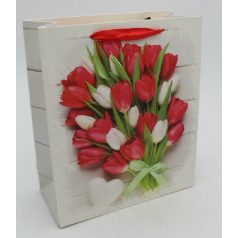   Ajándéktasak tulipán 2. - 23x18x8cm, 32x26x10cm, 42x30x12cm