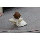 Fehér ülő angyalszobor - 5 cm