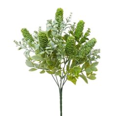 Selyemvirág leveles csokor - 33 cm