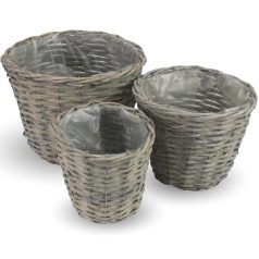 Fonott kaspó szett - 3 db-os szett  