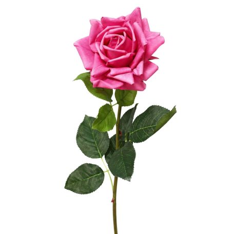 Pink mű virágzó rózsa - 74 cm