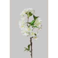 Fehér mű japáncseresznye virágok - 70 cm