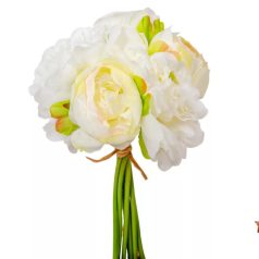 Dália,boglárka csokor - 7 virágos - 27 cm