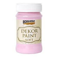   Pentart dekorfesték, lágy, babarózsaszín - 100 ml, 230 ml