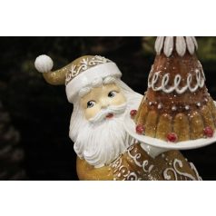 Mézeskalács figura fehér díszített - 43 cm