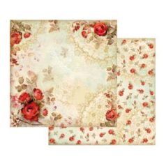 Scrapbbok papír - Red Roses - 31,5 x 30,5 cm - SBB-416