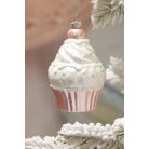 Sweet muffin karácsonyfadísz - 10 cm 