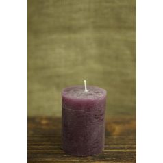 Lila adventi gyertyák - 8x6 cm - 4 db-os szett