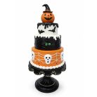 Halloween torta dekoráció - 19,5x19,5x41 cm