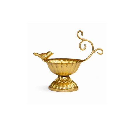 Arany Aladin gyertyatartó - 20 cm  