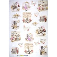 Renkalik rizspapír - A3 - Thinking of you - 30x50 cm - 264