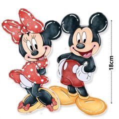   Nyomtatott dekorkarton - Minnie egérke - 18 cm - 2 féle - 2 db/csomag