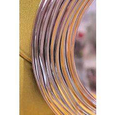 Rózsaszín fényes Moderno dekor tálca - 33 cm   