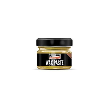 Pentart, metál viaszpaszta - Metálsárga - 20 ml 