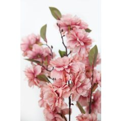 Sötét rózsaszín mű cseresznye ág - 90 cm