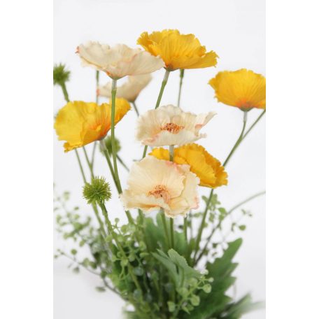 Sárga mű réti csokor mix - 60 cm