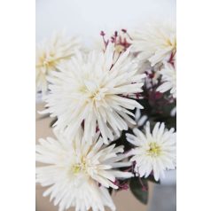 Krémszínű mű krizantém csokor - 40 cm