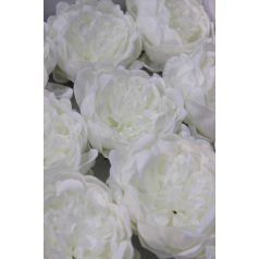 Fehér szappan bazsarózsa - 15db - 9 cm