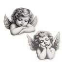 Nyomtatott dekorkarton - Angyalkák - 7 cm - 2 db/csomag