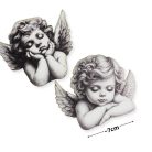 Nyomtatott dekorkarton - Angyalkák - 7 cm - 2 db/csomag