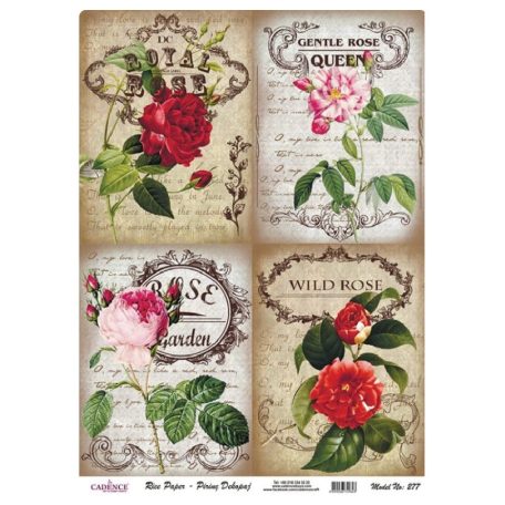 Cadence rizspapír - A3 - 30x42 cm - 277 - Raktáron