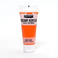   Pentart, krémes akrilfesték, selyemfényű, trombitavirág - 60 ml, 200 ml  