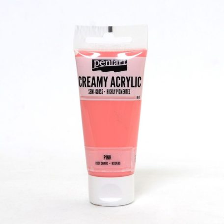 Pentart, krémes akrilfesték, selyemfényű, pink - 60 ml 