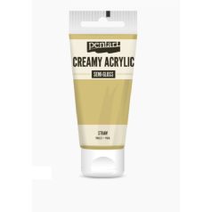   Pentart, krémes akrilfesték, selyemfényű, szalma - 60 ml 