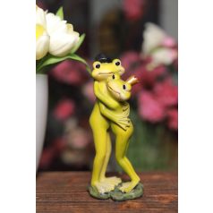 Táncoló békák - dekoratív szobrocska - 24 cm