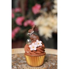 Csoki muffin, húsvéti nyulacskával - 16 cm